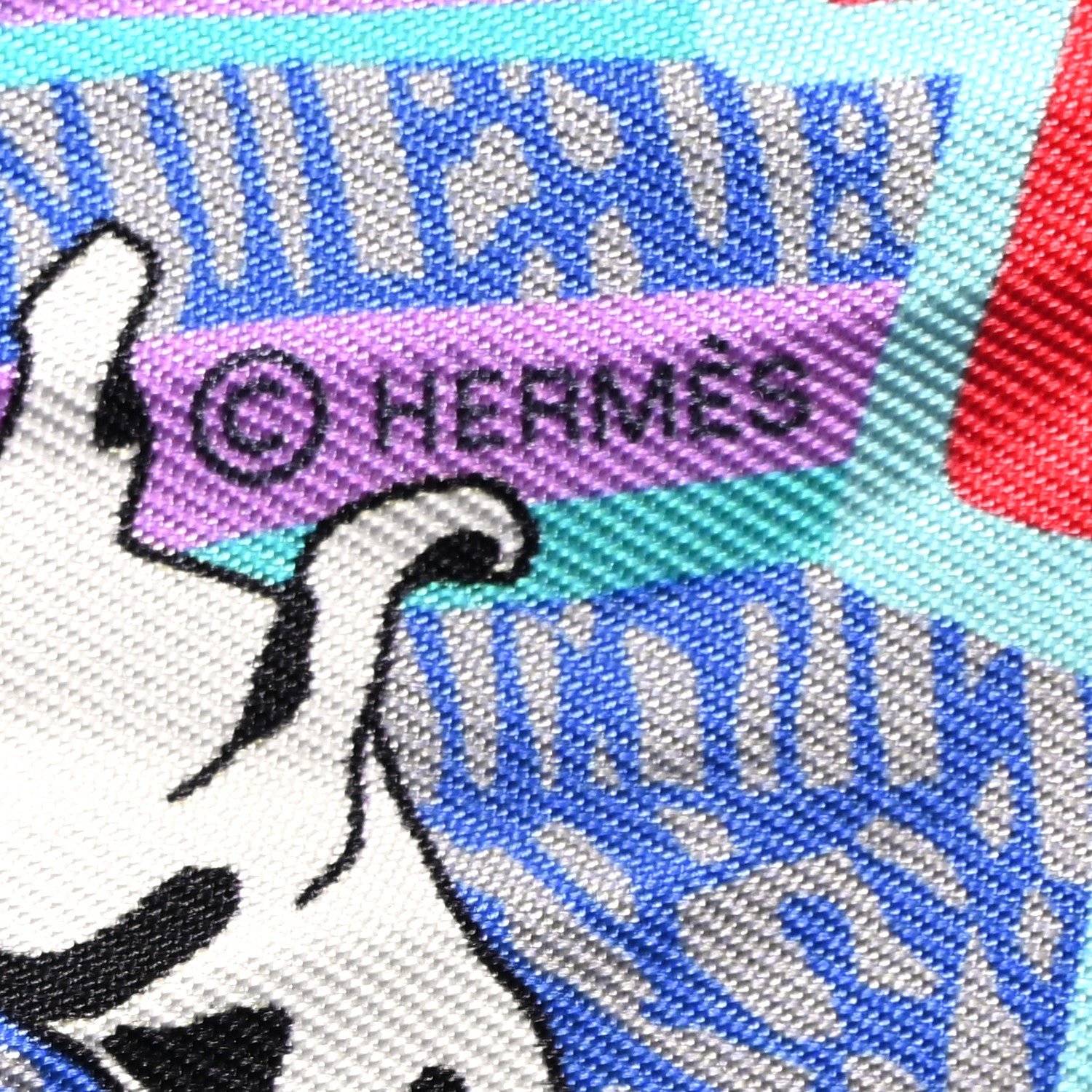 Hermes Silk En Liberte Twilly Vert Cyclamen Multicolor 4 of 4