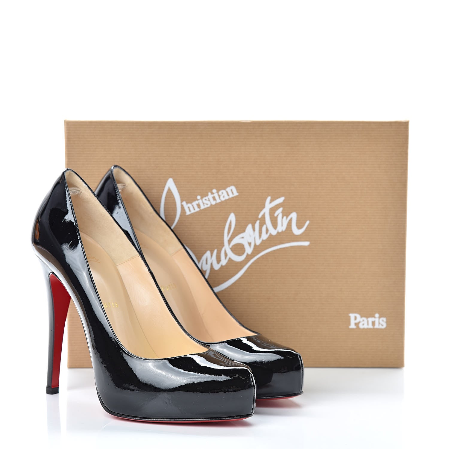 Christian Louboutin Patent Rolando 120 Pumps 38 Black 10 of 10