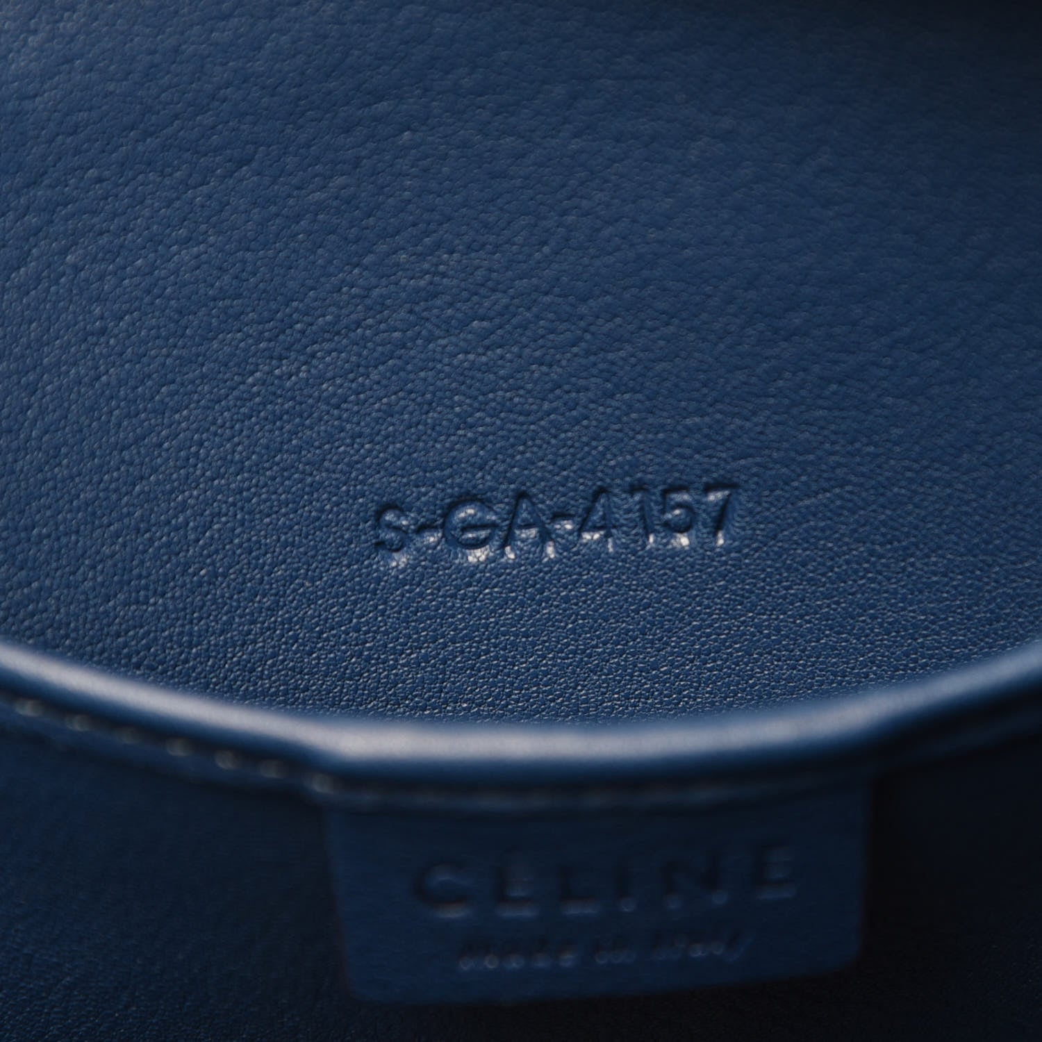 Celine Smooth Calfskin Nano Luggage Lazuli 7 of 12