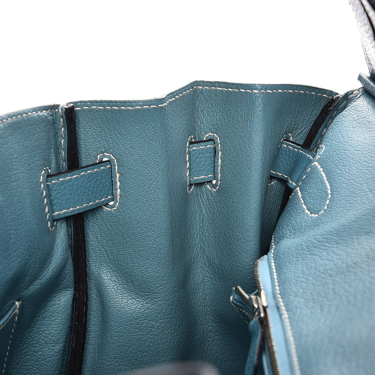Taurillon Clemence Birkin 30 Blue Jean