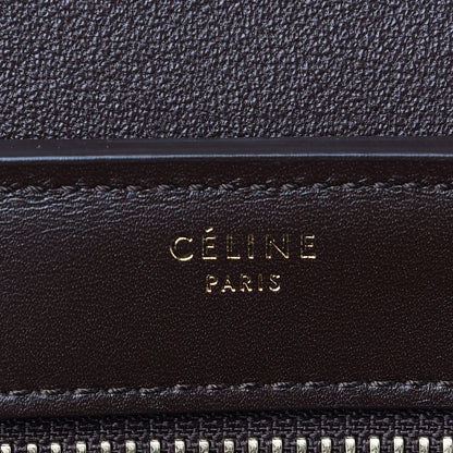 Celine Satin Baby Grained Calfskin Tri-Color Trapeze Tan 6 of 10