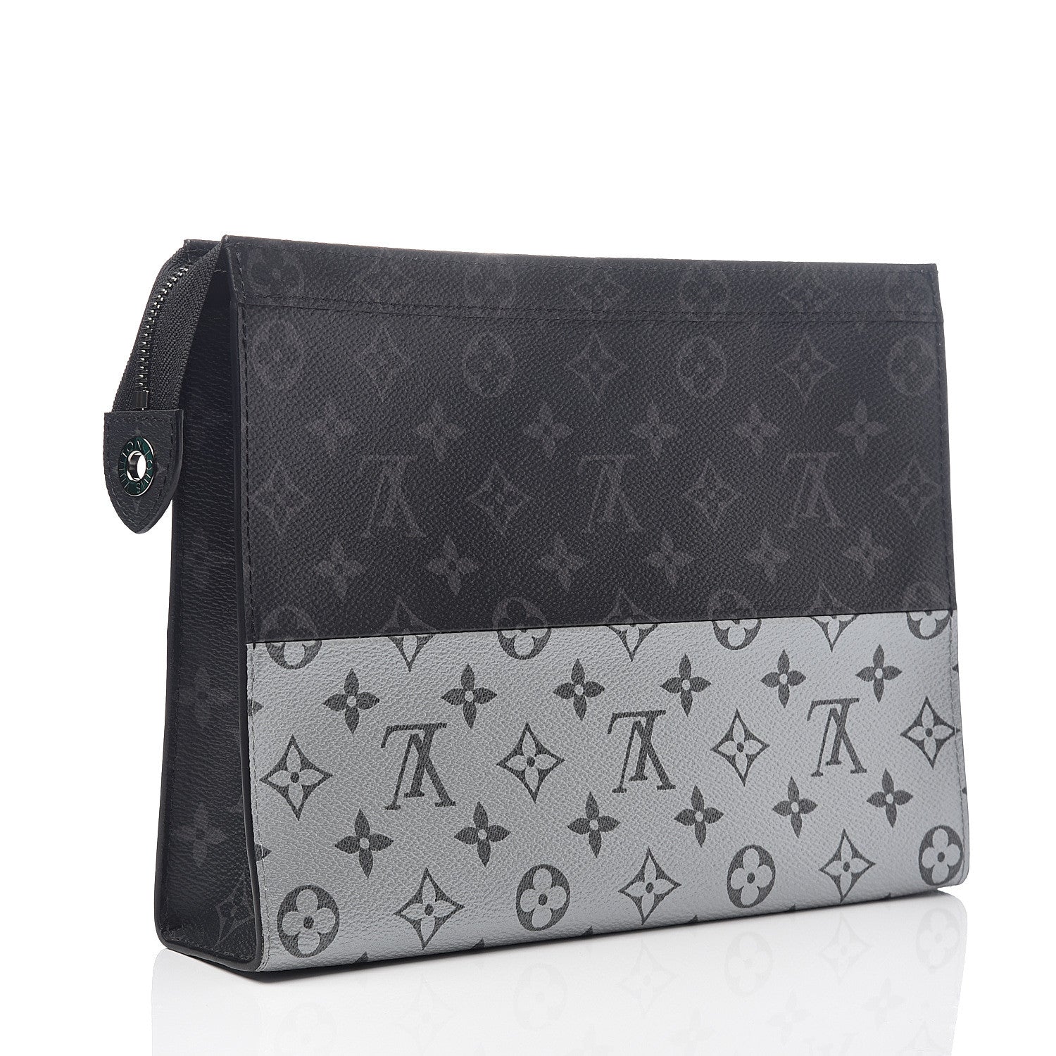 Louis Vuitton Monogram Eclipse Split Pochette Voyage MM 2 of 7