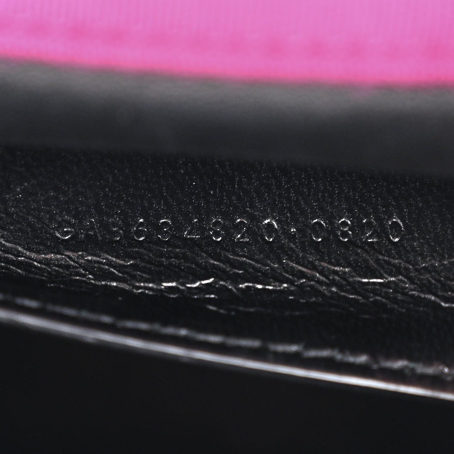 Saint Laurent Jersey Wool Patchwork Monogram Medium Jamie Fuchsia 7 of 11