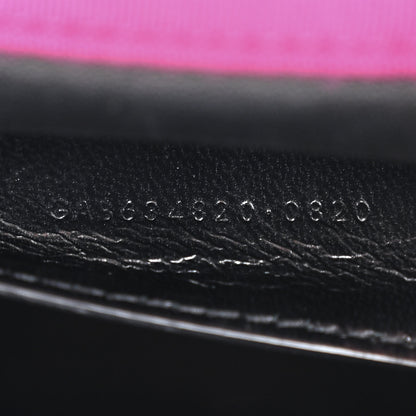 Saint Laurent Jersey Wool Patchwork Monogram Medium Jamie Fuchsia 7 of 11