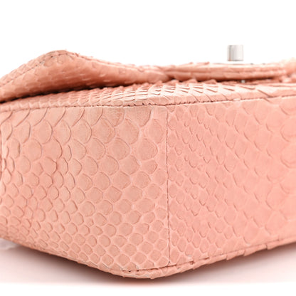 Chanel Snakeskin Mini Rectangular Flap Pink 9 of 12