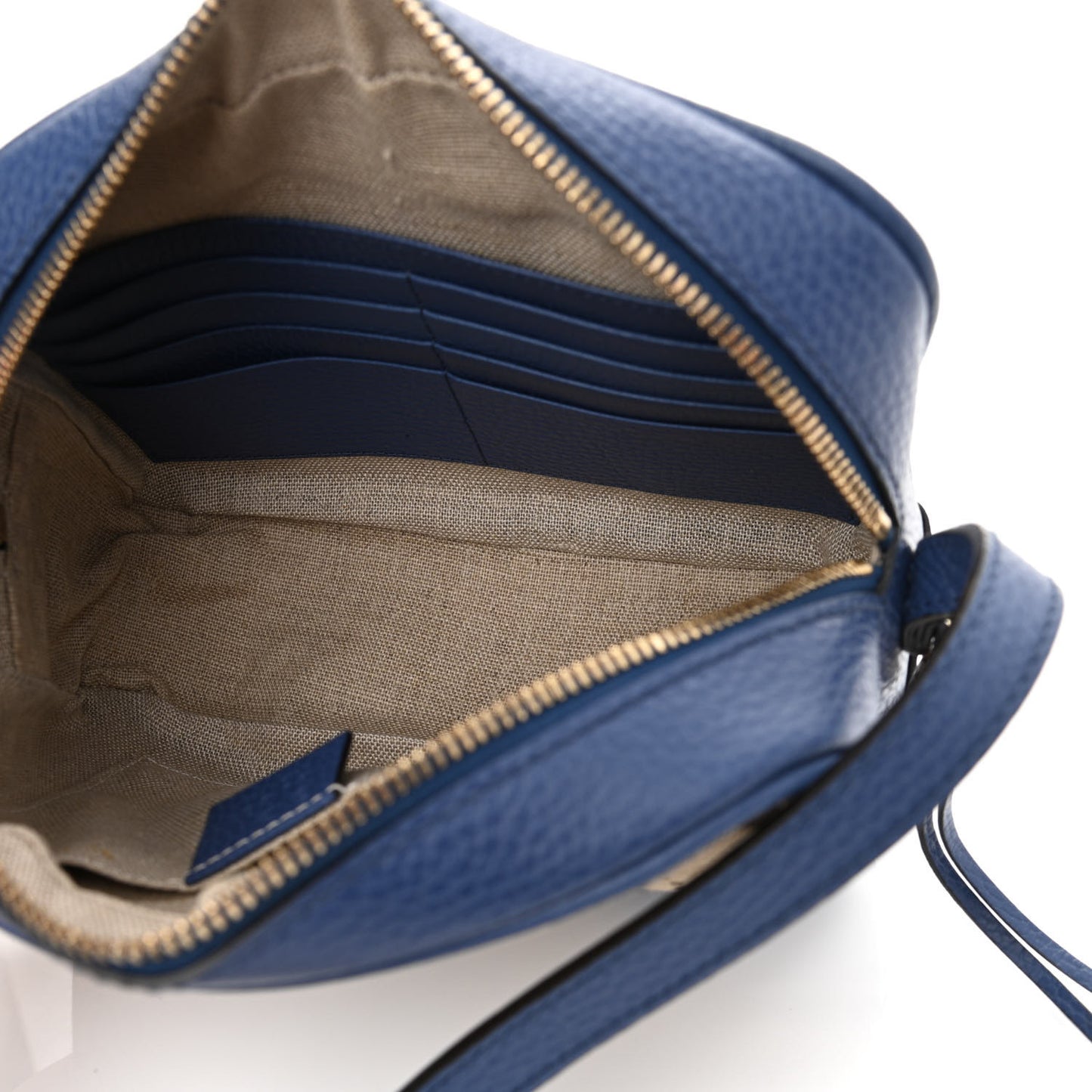 Monogram Dollar Calfskin Mini Bree Messenger Bag Beige Ebony Caspian