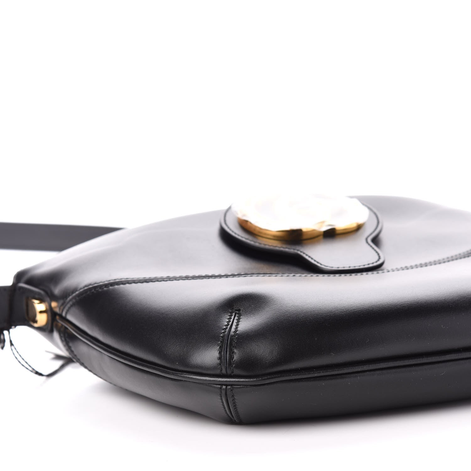 Gucci Calfskin Medium Arli Shoulder Bag Black 9 of 11