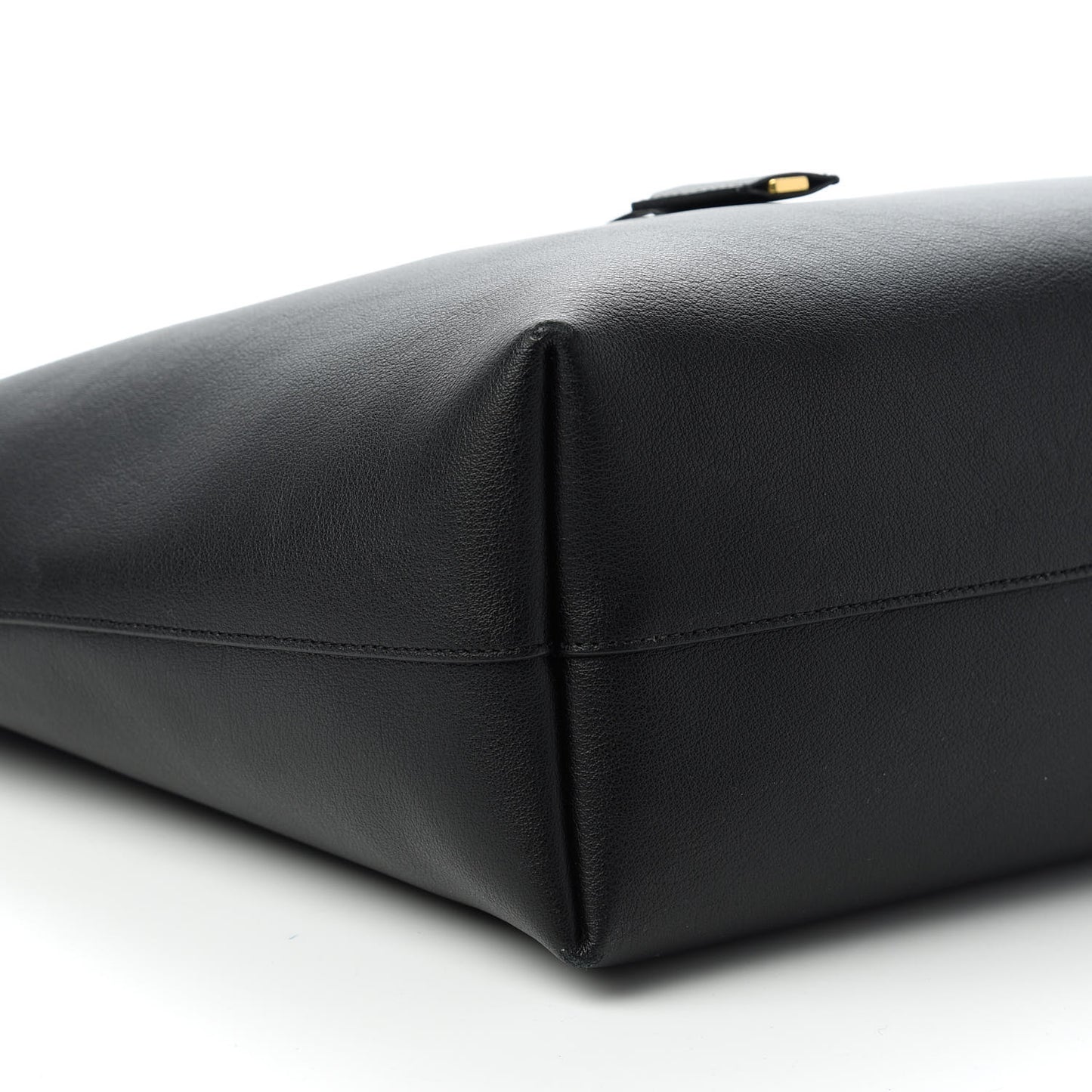 Calfskin Large Shopping Tote Black
