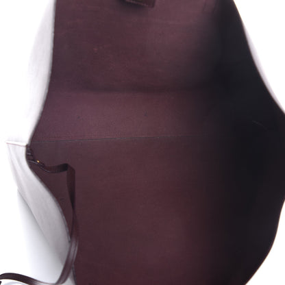 Saint Laurent Calfskin Large Shopping Tote Bordeaux 6 of 8