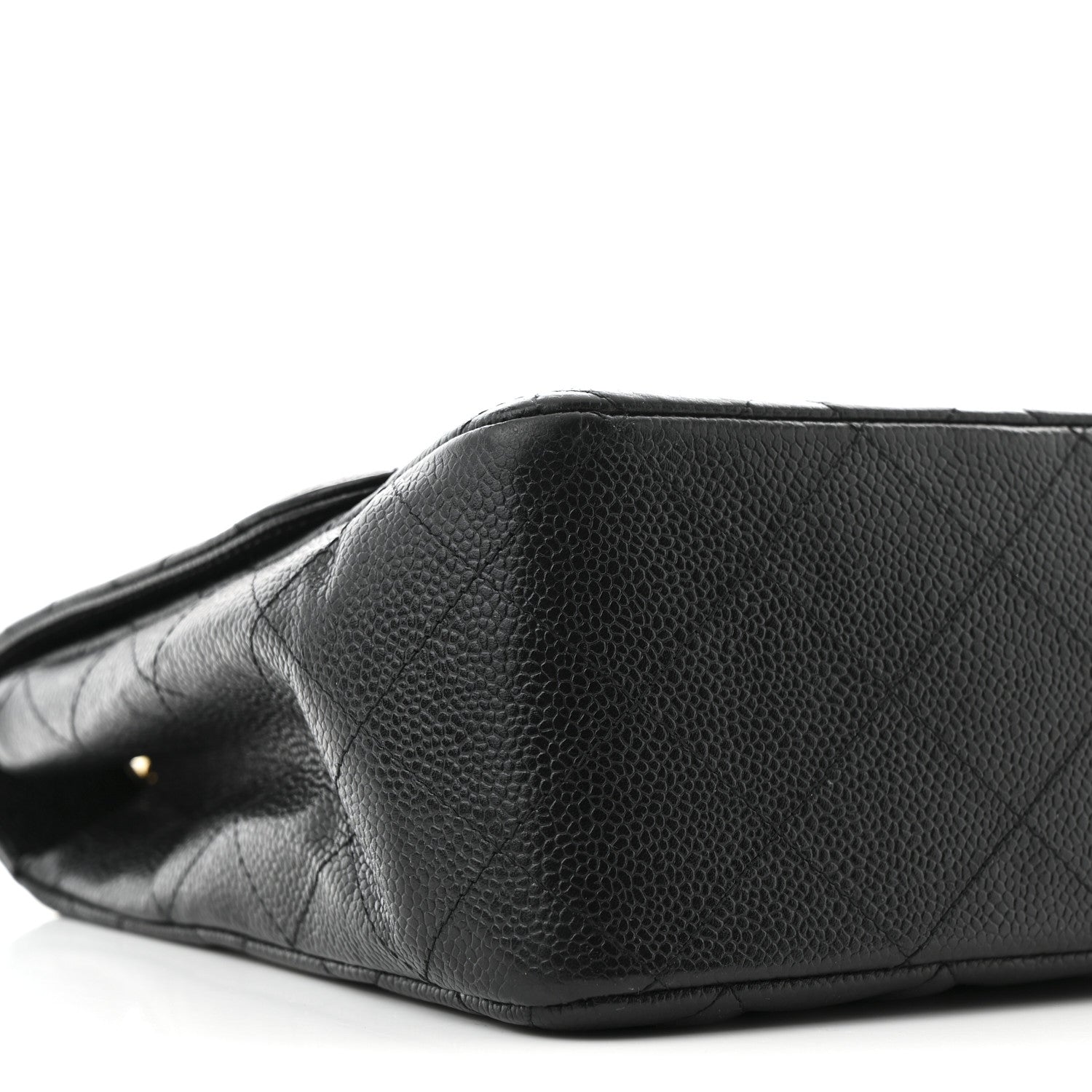Chanel Caviar Quilted Jumbo Single Flap Black 10 of 12