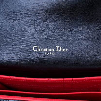 Christian Dior Metallic Calfskin Large Miss Dior Flap Marine 6 of 10
