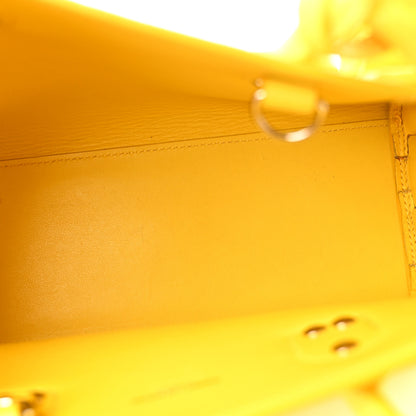 Saint Laurent Grained Calfskin Baby Sac De Jour Jaune 5 of 13