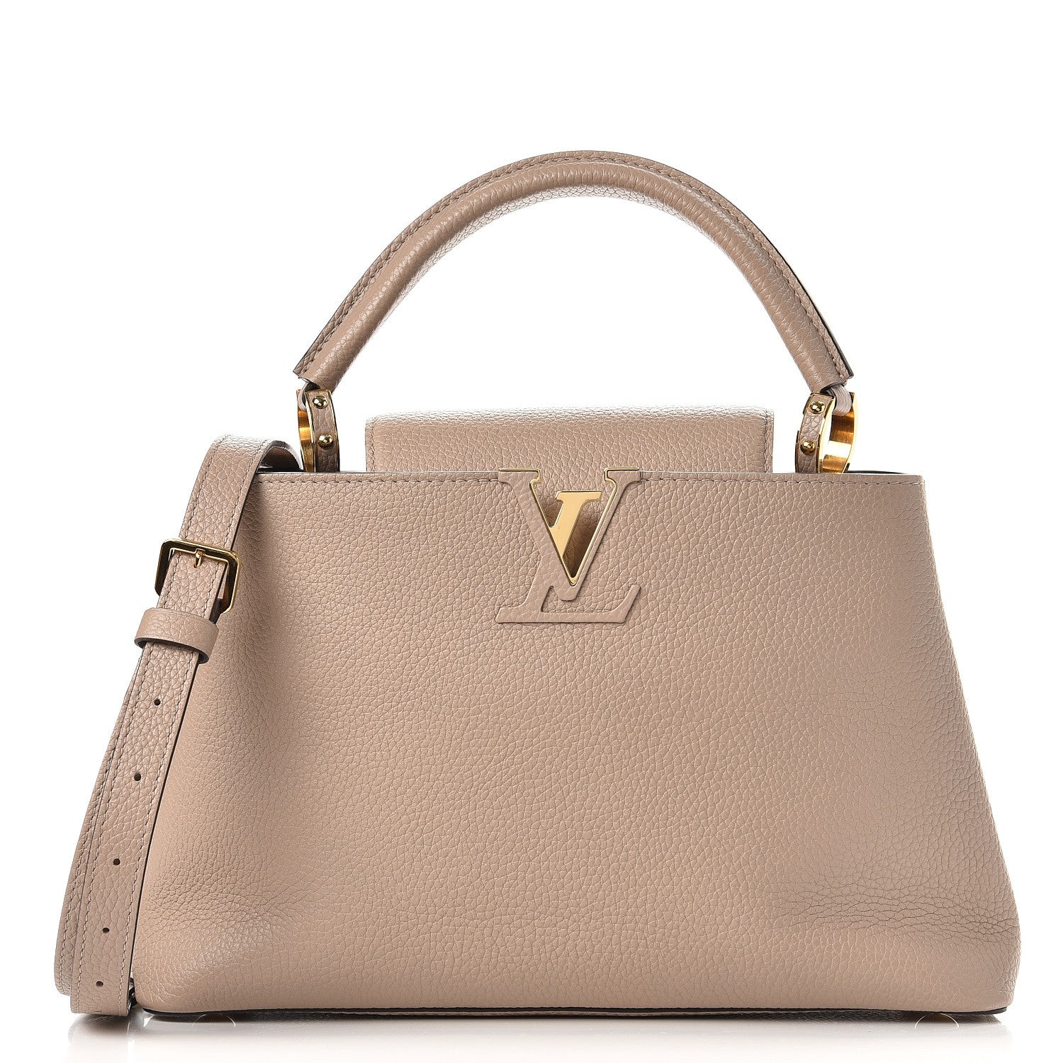 Louis Vuitton Taurillon Capucines PM Galet 1 of 6