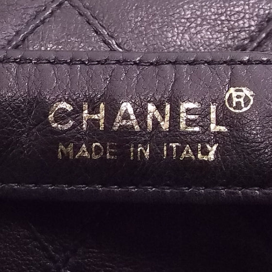 Chanel Vintage Lambskin Flap Belt Black 10 of 11