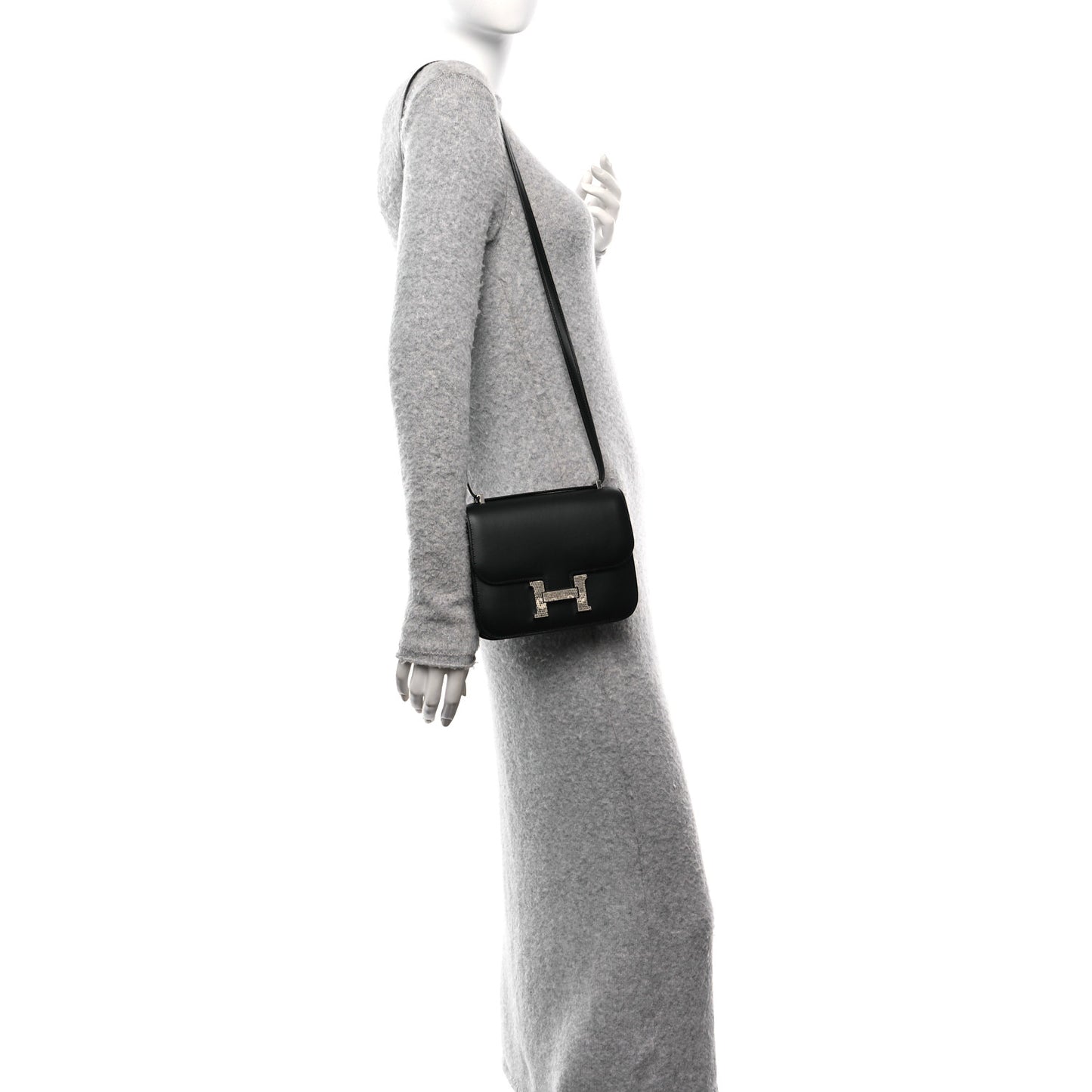 Veau Monsieur Lizard Constance 18 Black Ombre