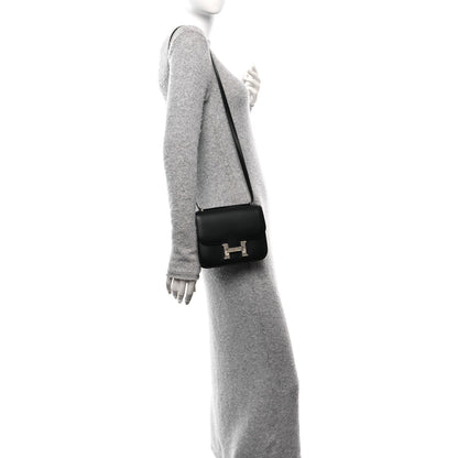 Hermes Veau Monsieur Lizard Constance 18 Black Ombre 2 of 11