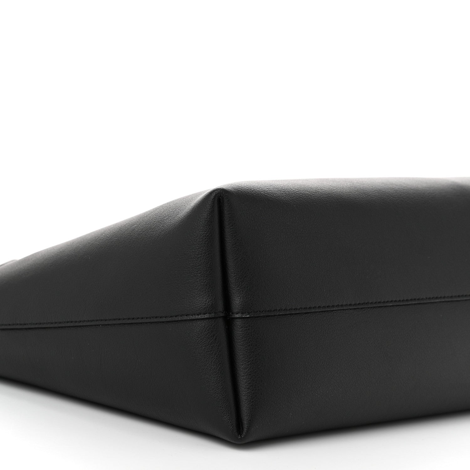 Saint Laurent Calfskin Large Shopping Tote Black 10 of 11
