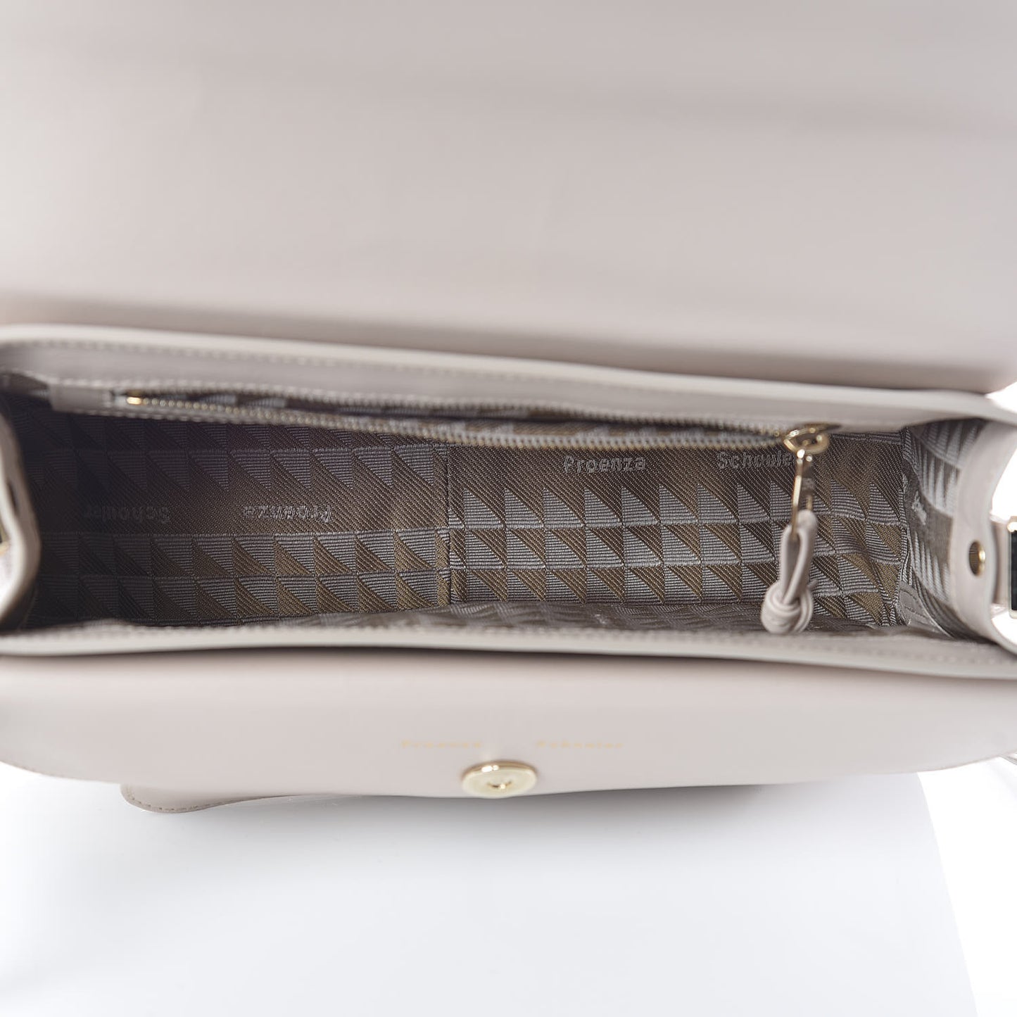 Calfskin PS11 Classic Shoulder Bag Canvas