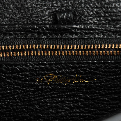 3.1 Phillip Lim 3.1 Textured Calfskin Mini Pashli Satchel Black 7 of 9