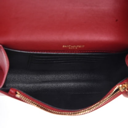 Saint Laurent Smooth Calfskin Monogram Kate Belt Bag Red 5 of 6
