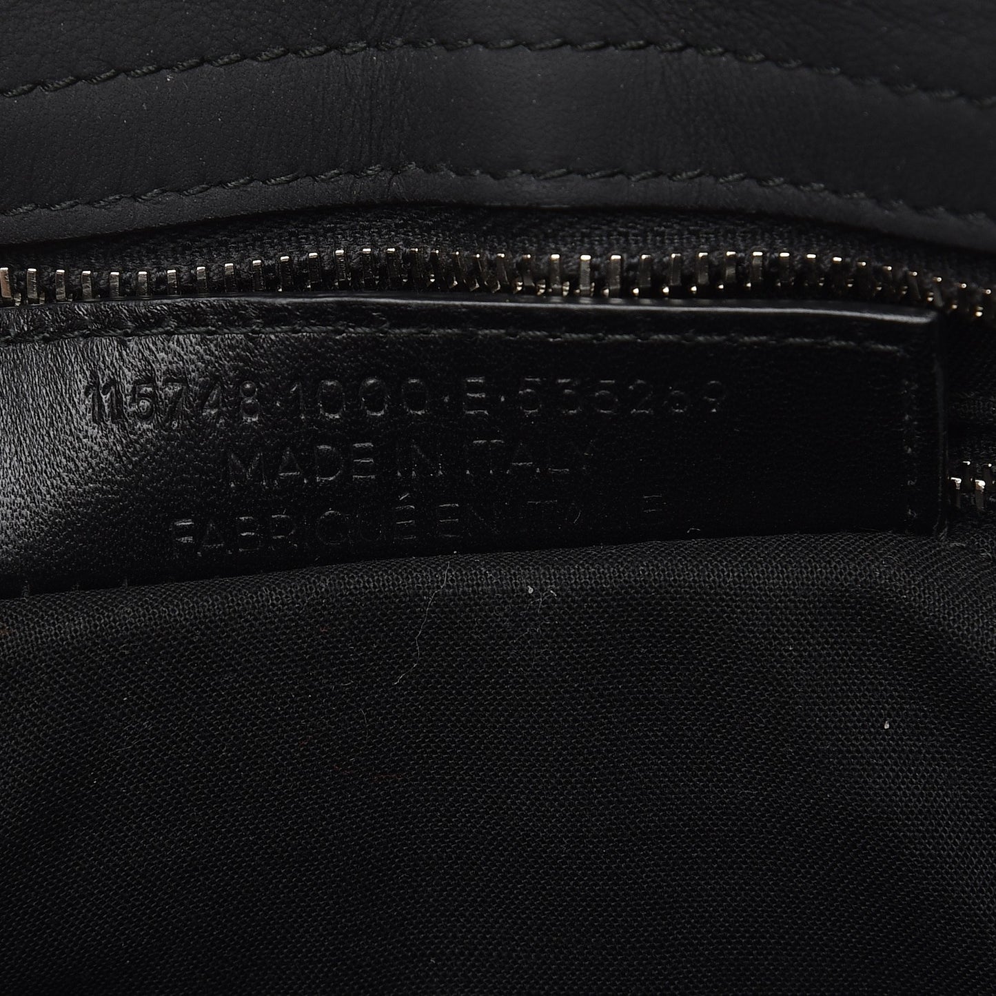 Ribbed Neoprene Classic Silver Hardware City Black