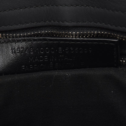 Balenciaga Ribbed Neoprene Classic Silver Hardware City Black 8 of 12