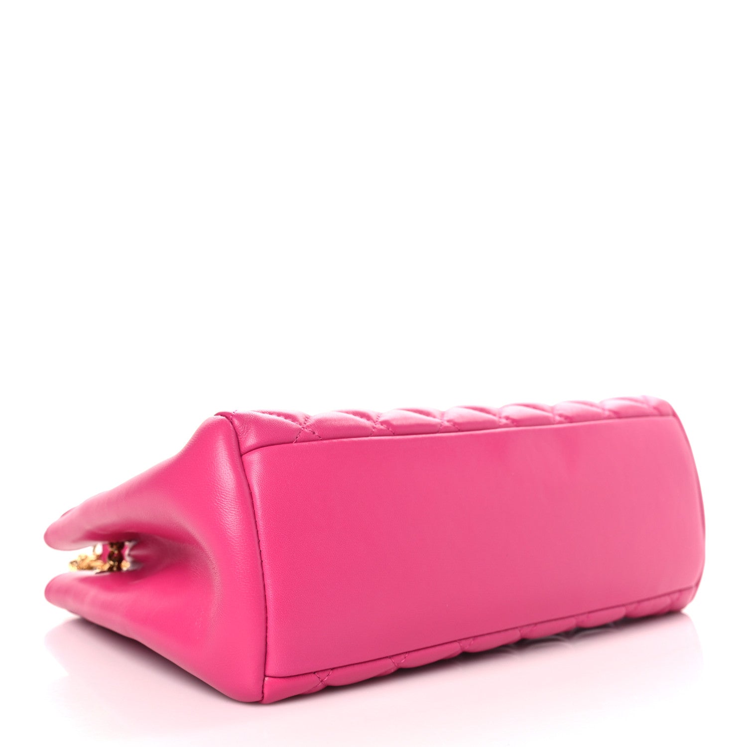Versace Nappa Quilted Medusa Chain Shoulder Bag Pink 4 of 8
