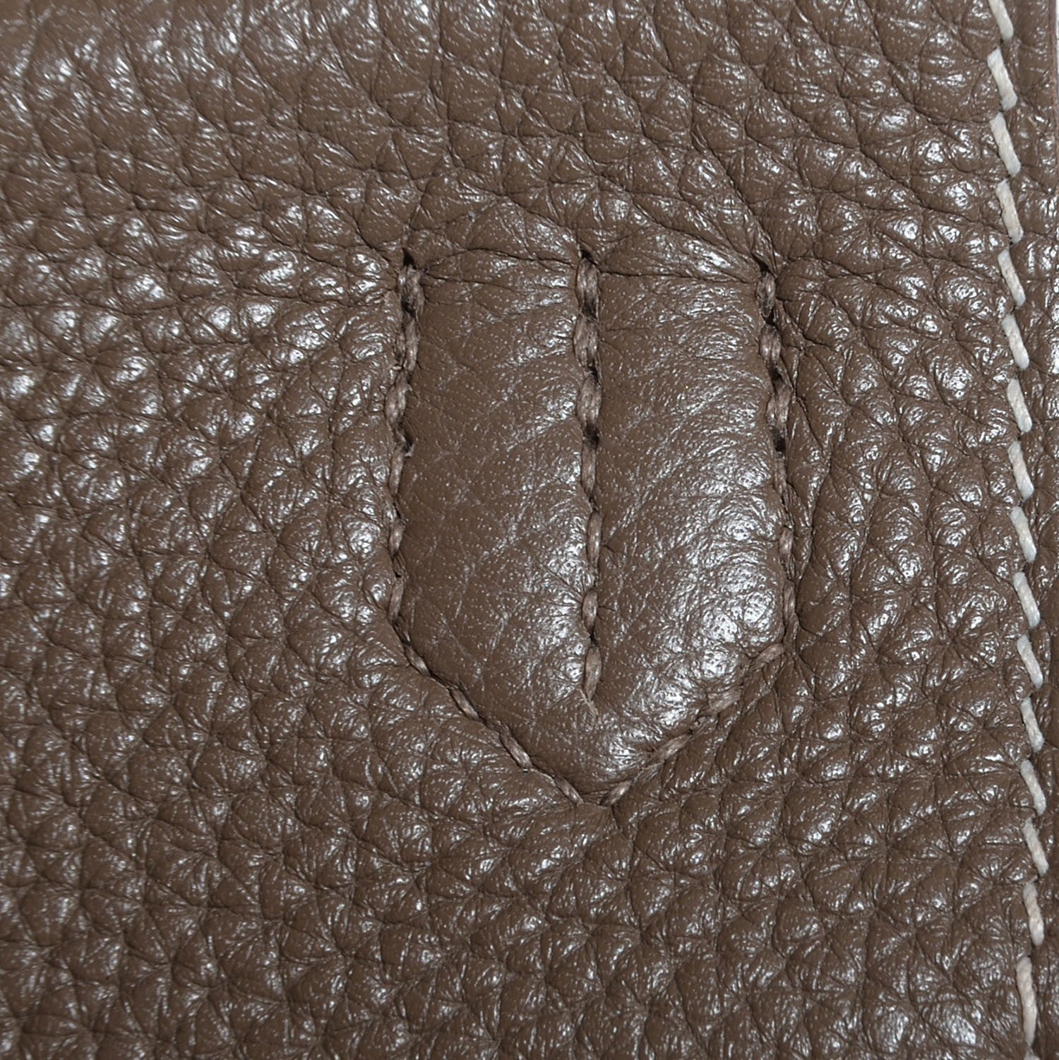 Hermes Taurillon Clemence Jypsiere 28 Etoupe 17 of 18