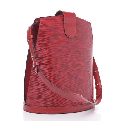Louis Vuitton Epi Cluny Castillan Red 3 of 11