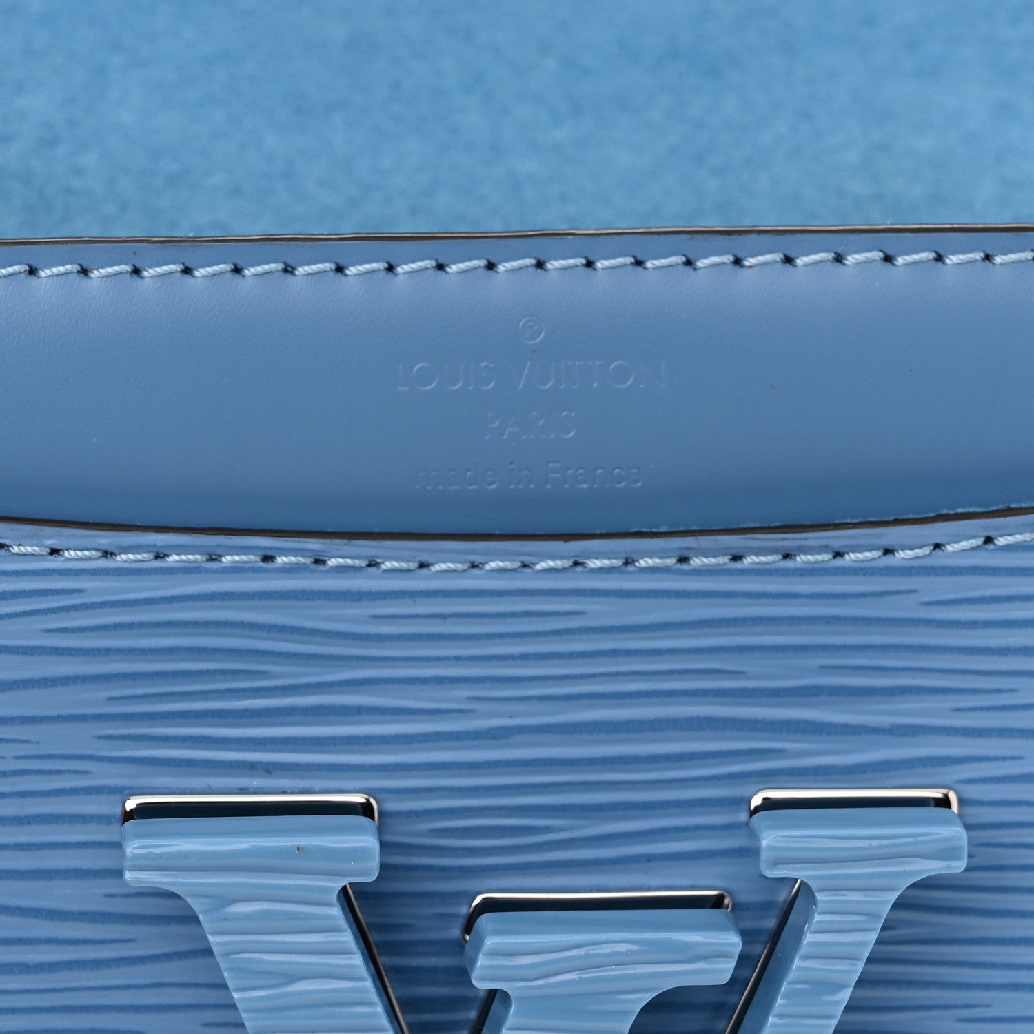 Louis Vuitton Epi Louise Strap PM Sky Blue 6 of 9