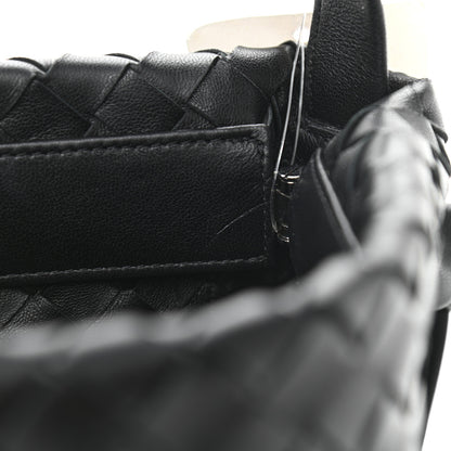 Bottega Veneta Nappa Intrecciato Tie Shoulder Bag Black 7 of 10