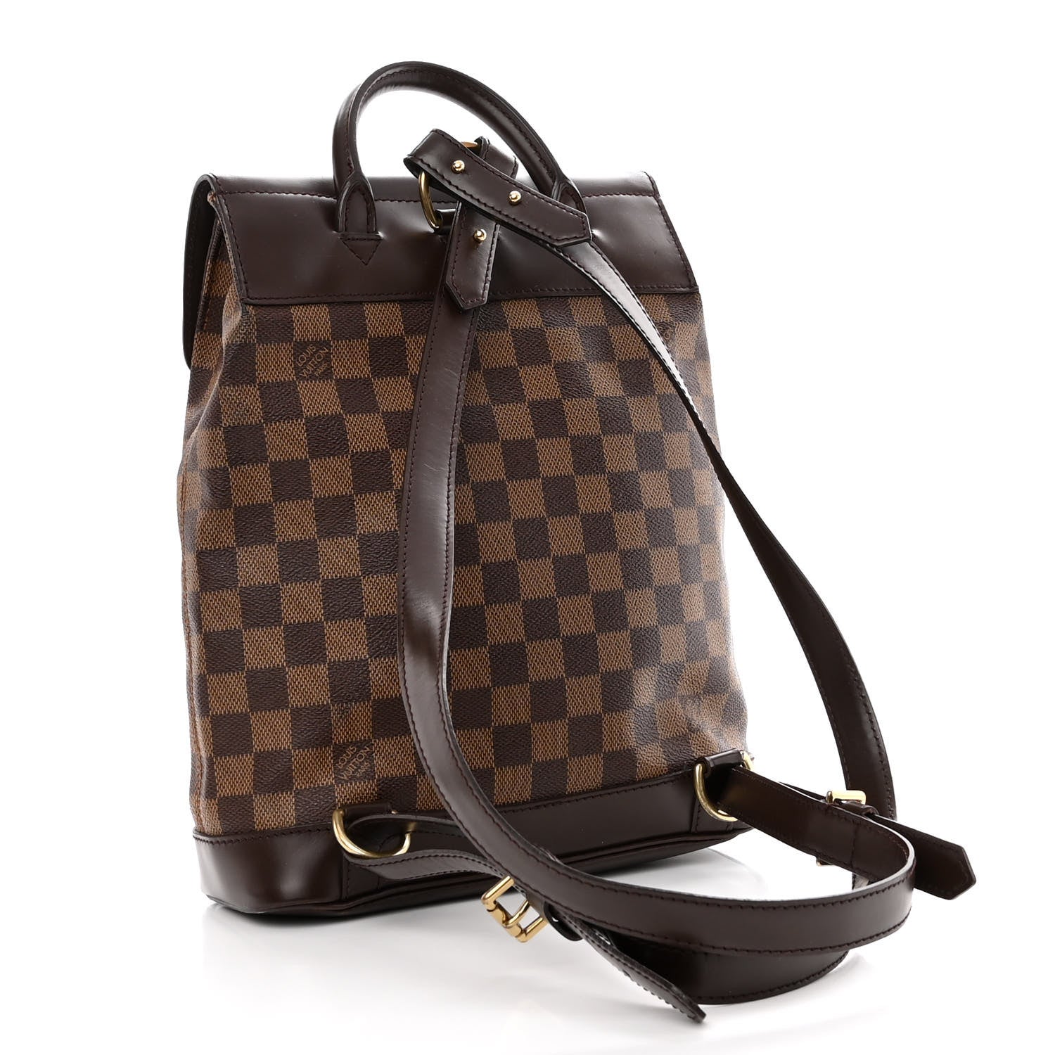 Louis Vuitton Damier Ebene Soho Backpack 3 of 13