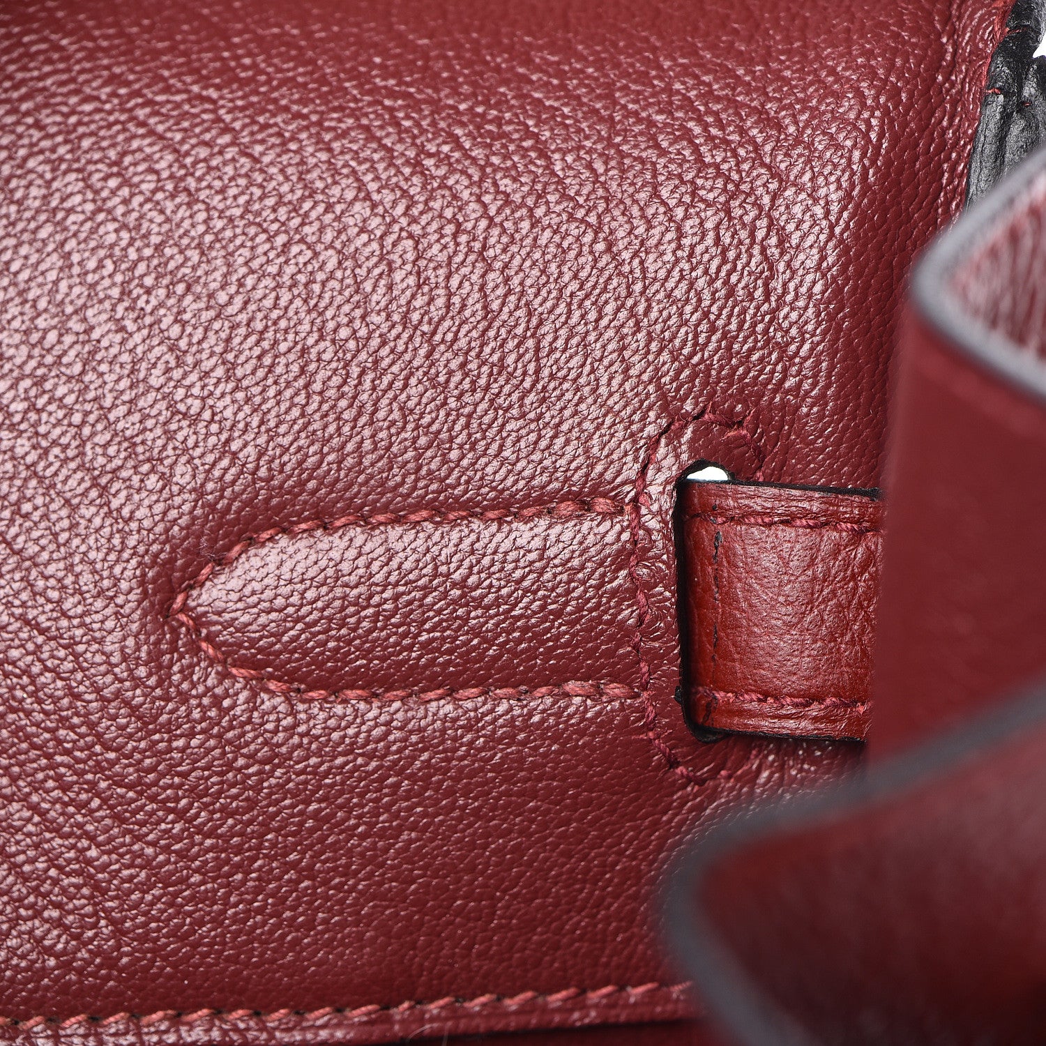 Hermes Taurillon Clemence Birkin 35 Rouge H 24 of 37