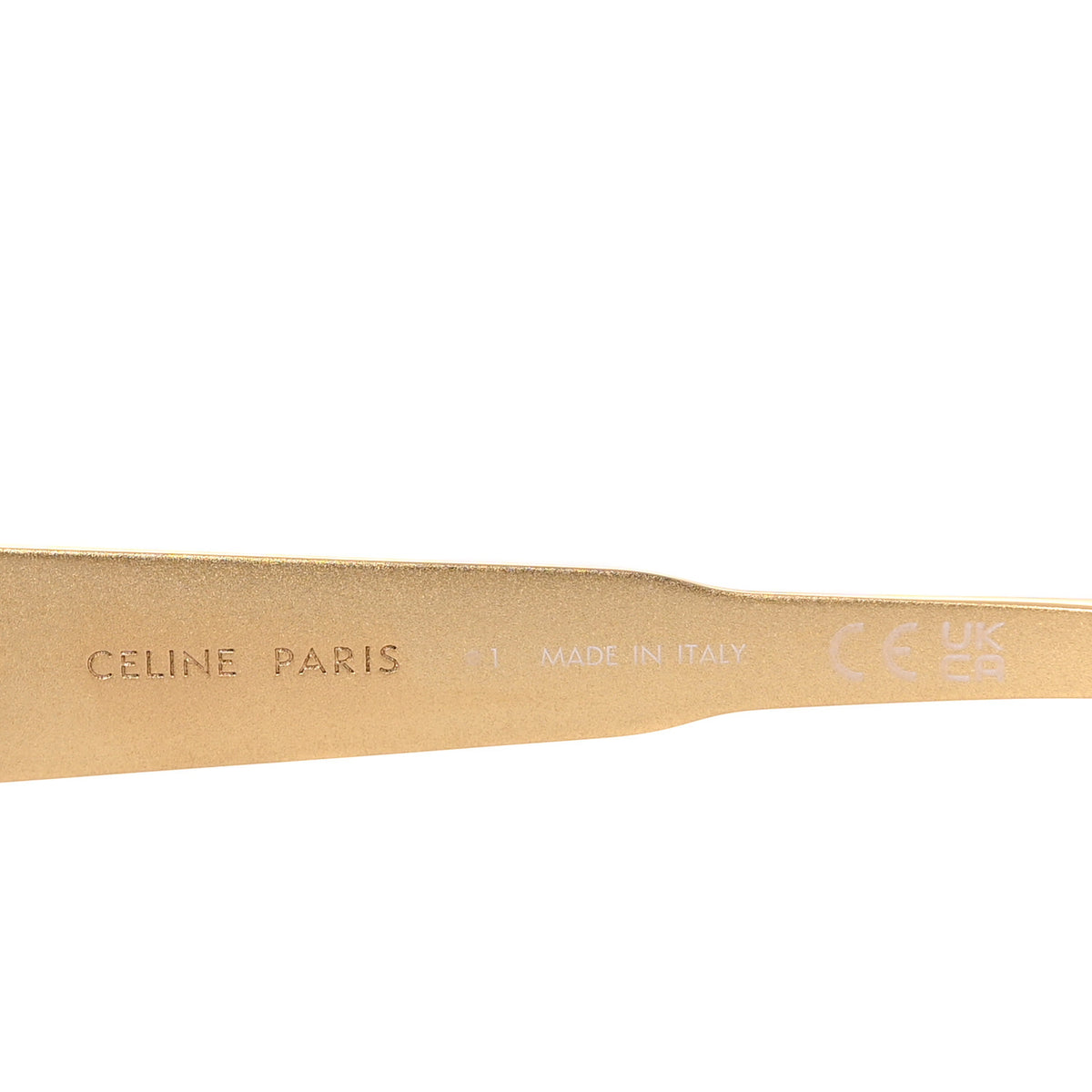 Metal Triomphe 01 Sunglasses CL40235U Gold Green