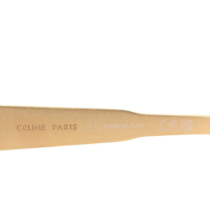 Celine Metal Triomphe 01 Sunglasses CL40235U Gold Green 5 of 8