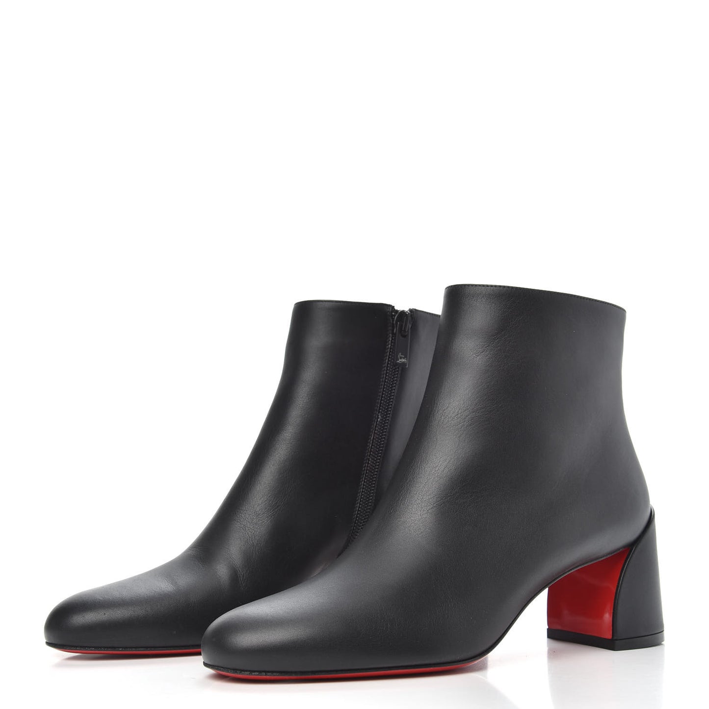 Calfskin Turela 55 Ankle Boots 37.5 Black