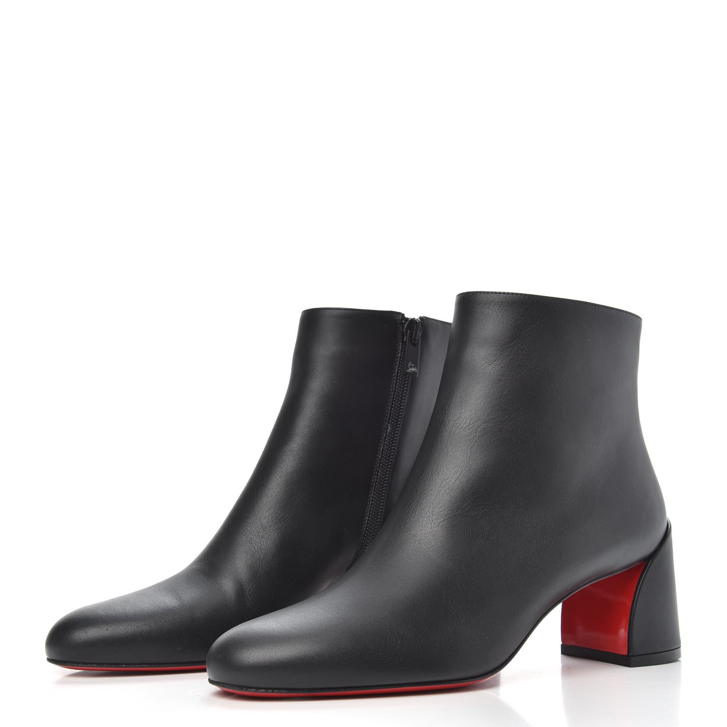 Christian Louboutin Calfskin Turela 55 Ankle Boots 37.5 Black 2 of 8
