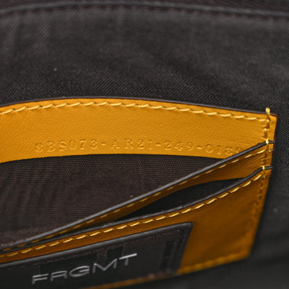 Fendi X FRGMT X POKEMON Glazed Fabric FF Pokemon Print Baguette Pouch Tobacco Moro Giallo 7 of 11