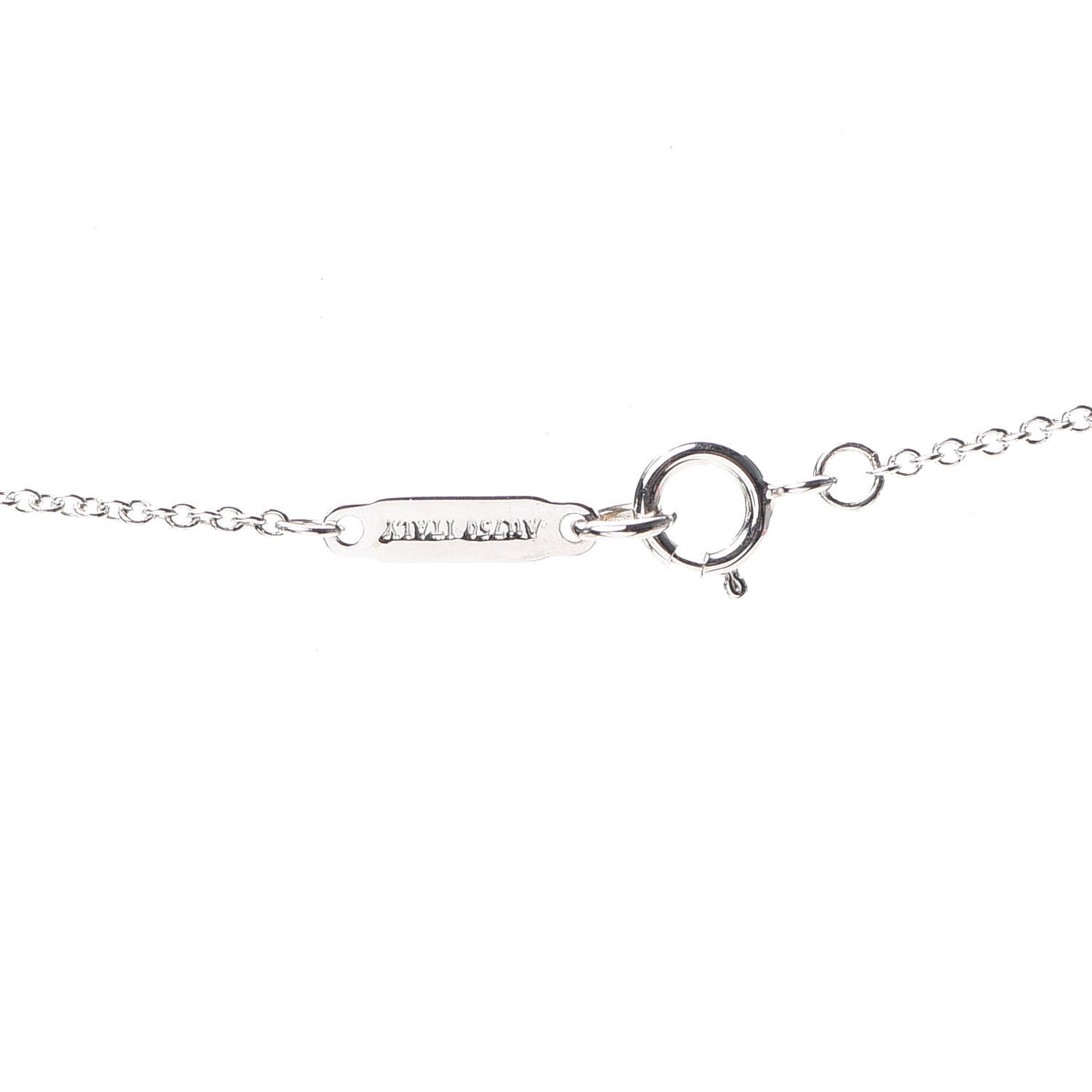 18K White Gold Diamond Small Atlas Open Pave Pendant Necklace