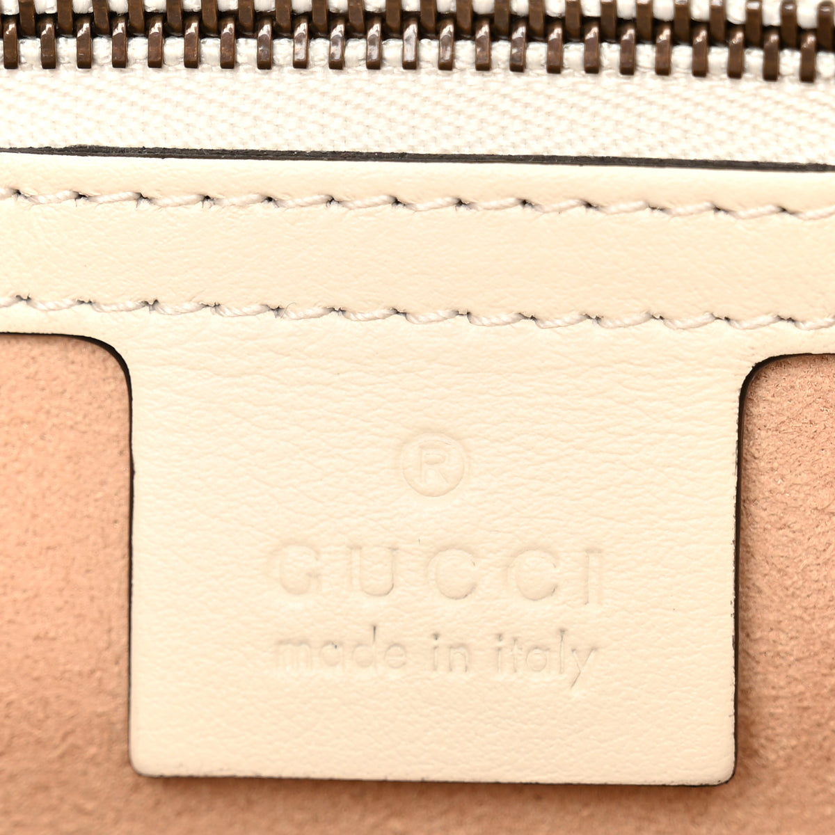 Gucci Calfskin Matelasse Small GG Marmont Top Handle Shoulder Bag White 6 of 10