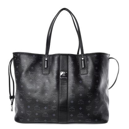MCM Visetos Large Liz Reversible Shopper Tote Black 1 of 17