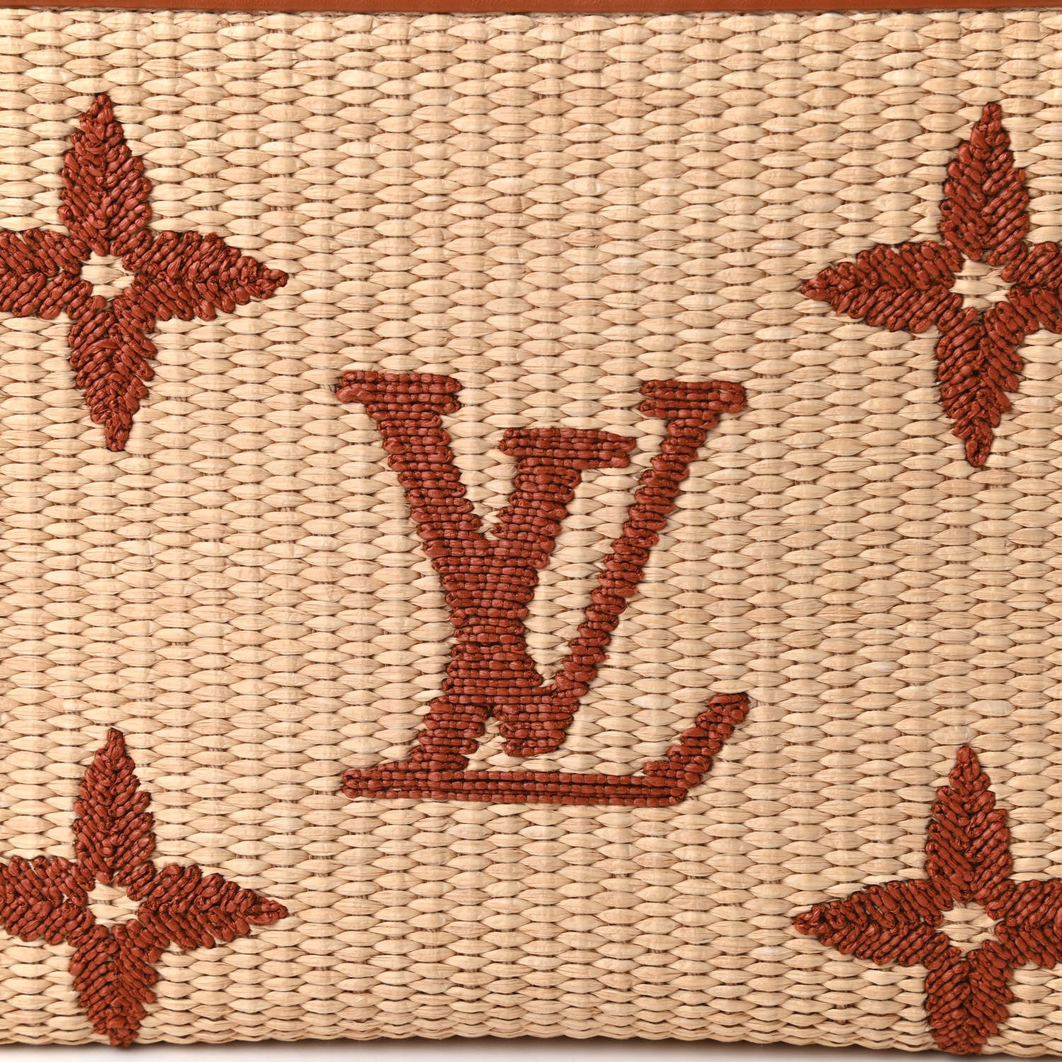 Louis Vuitton Raffia Monogram Giant Toiletry Pouch 26 Tan 9 of 9