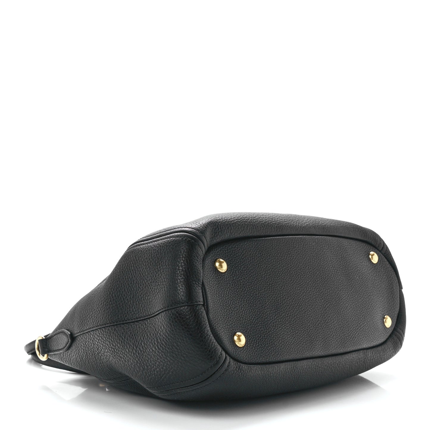 Vitello Phenix Shoulder Bag Black