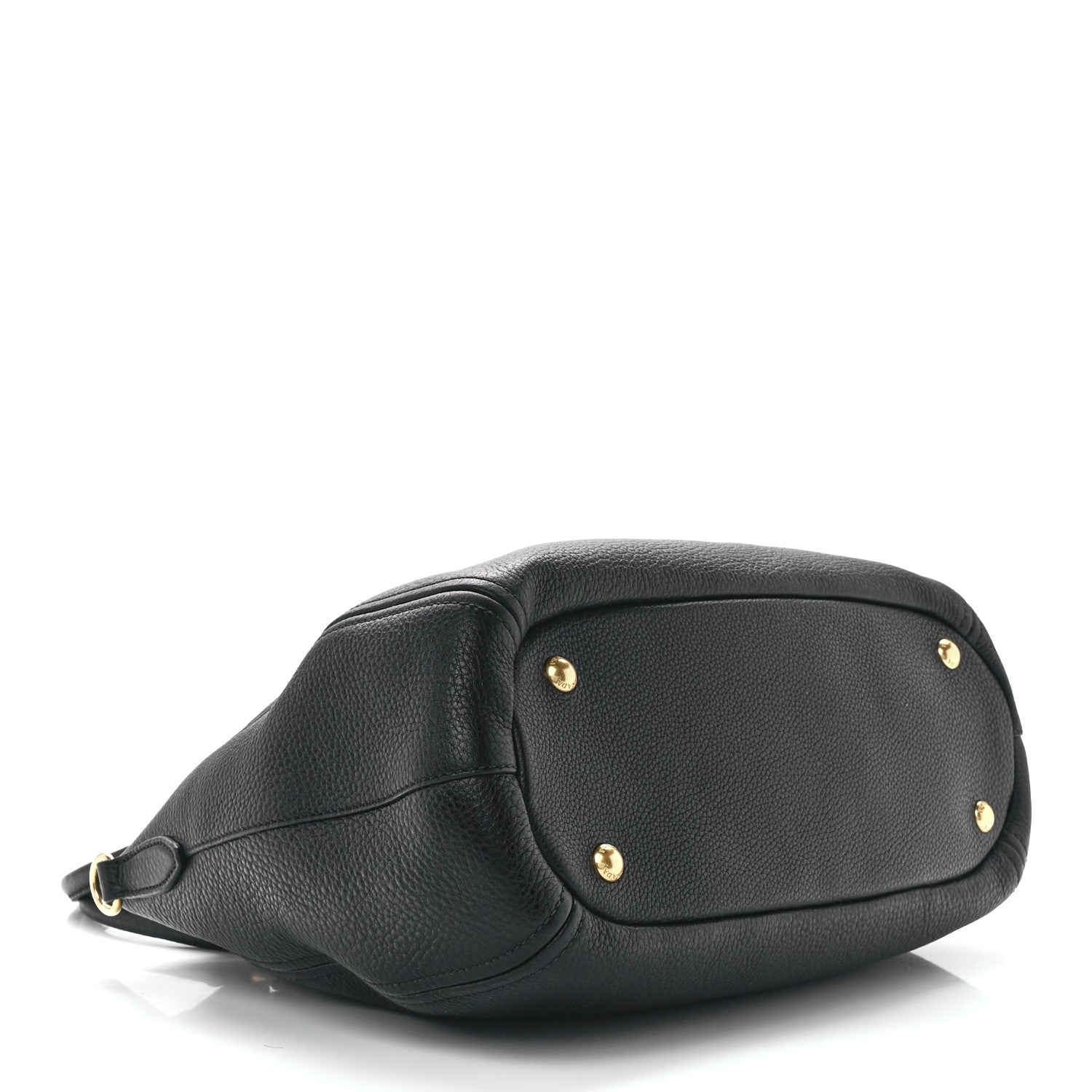 Prada Vitello Phenix Shoulder Bag Black 4 of 12
