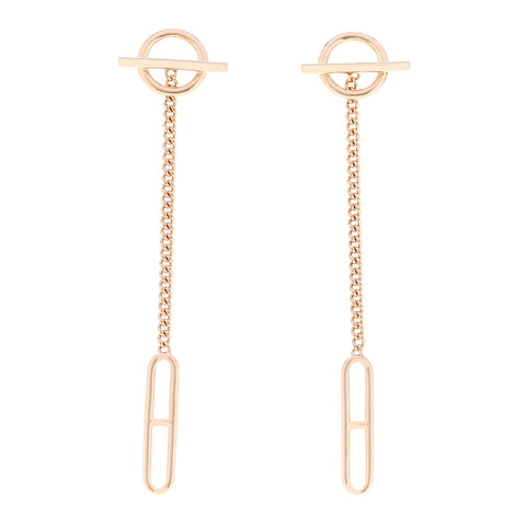 18K Rose Gold Echappee Earrings