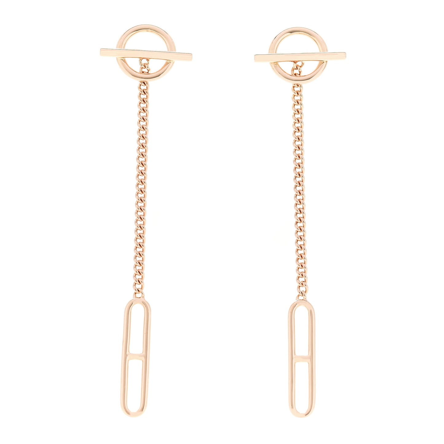 18K Rose Gold Echappee Earrings