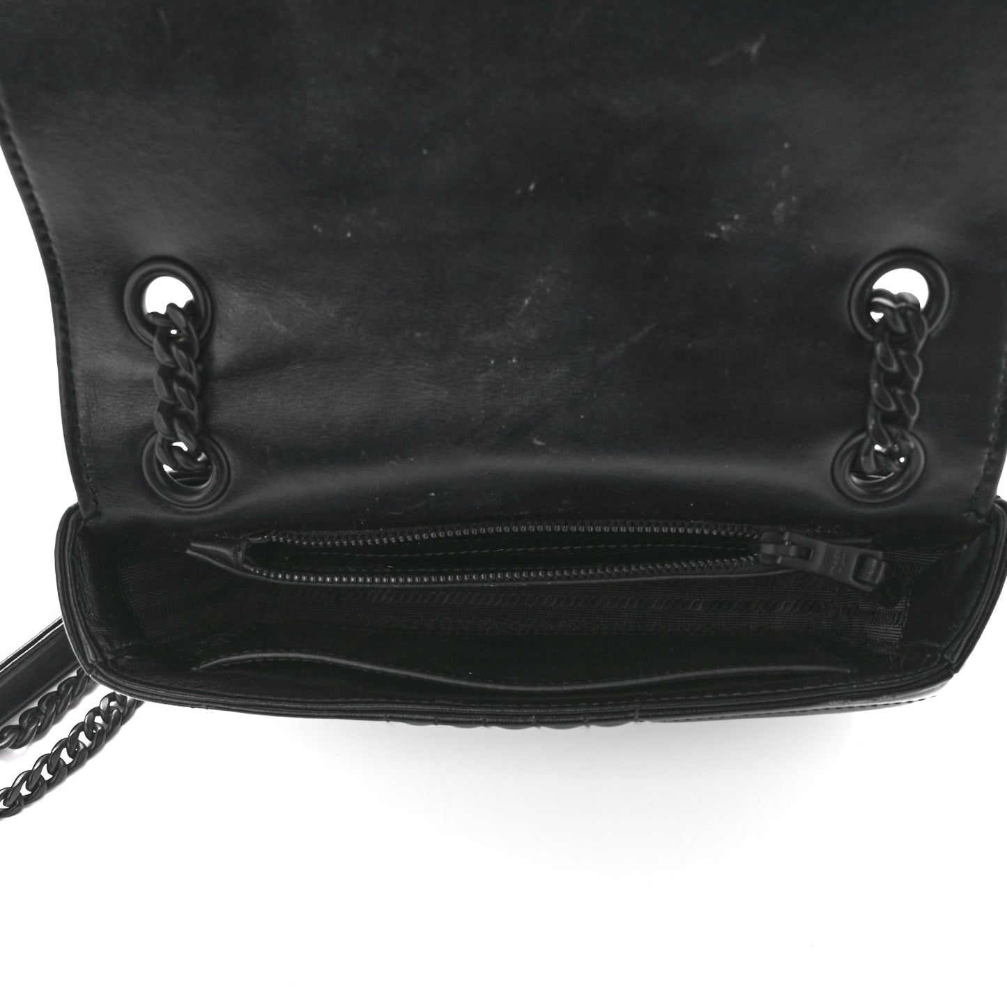 Nappa Impunture Small Diagramme Crossbody Bag Black