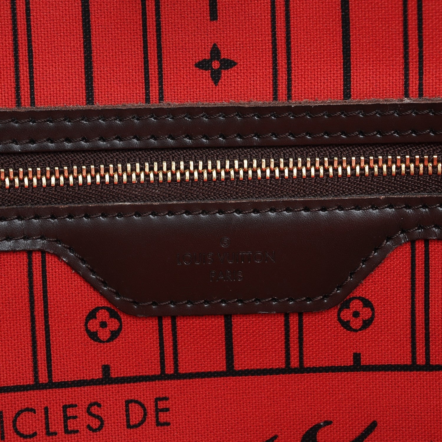 Louis Vuitton Damier Ebene Neverfull MM 6 of 14