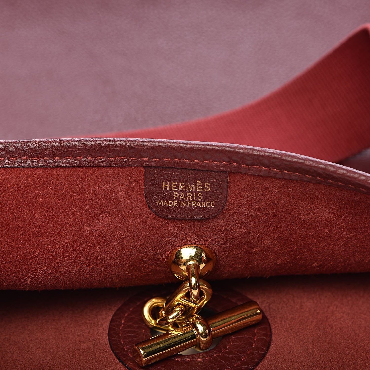Hermes Ardennes Vespa GM Rouge H 6 of 12