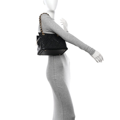 Chanel Caviar Quilted Petit Timeless Shopping Tote PTT Black 2 of 12